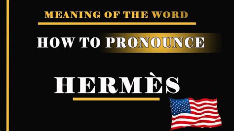 greek god hermes pronunciation.